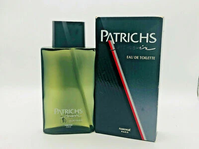 PARFUM HOMME PATRICHS NOIR FABERGE VINTAGE EDT POUR HOMME 125 ml SPLASH BLACK - Photo 1/4