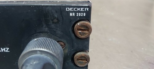Becker NAV NR 2029 VHF Opaska powietrzna Zrób oferty! Wysyłka UPS! - Zdjęcie 2 z 3