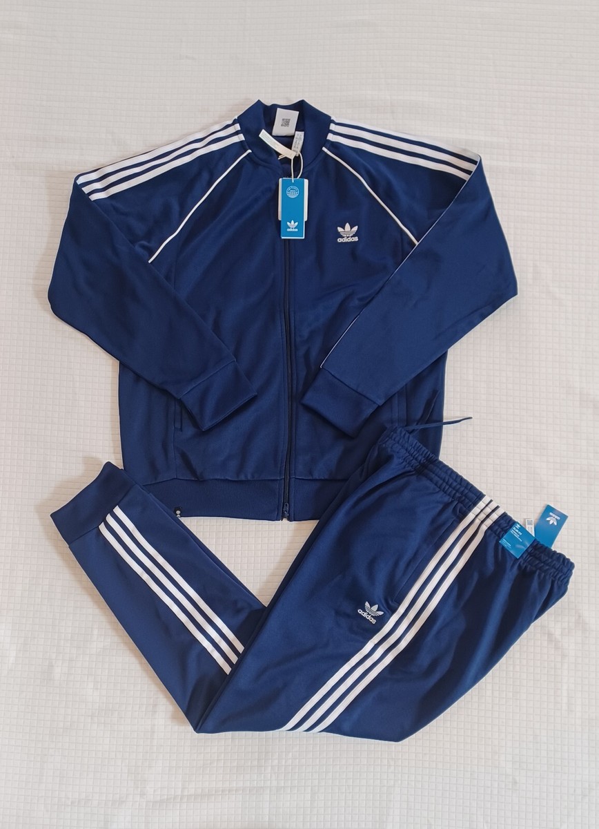 New Men's Adidas Originals Primeblue Superstar Tracksuit~Night Sky