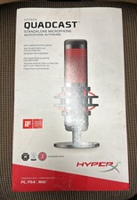 Hyperx Quadcast Red Led Usb Cardioid Microphone - Black