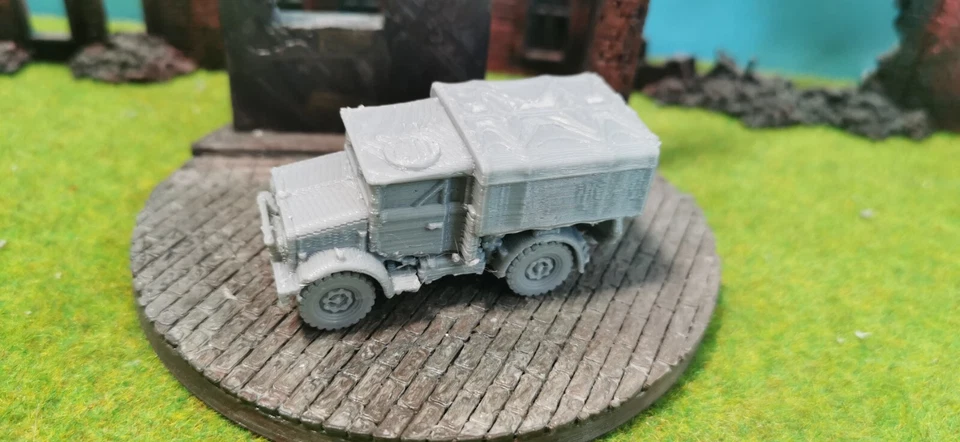 Bedford MWV Camion Militari "Luke" UK GB WW2 Kit 1/87 1/72 1/56 1/48 - Immagine 2 di 4