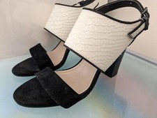 MIMCO LEATHER UPPER/LINING SIZE 38 AU 7.5 HEELS-10CM INSOLES-24CM STUNNING SHOES