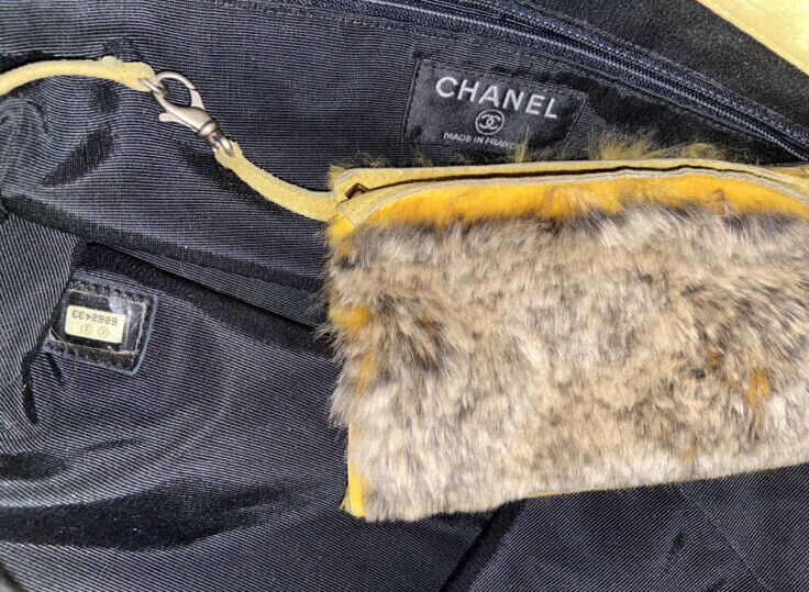 CHANEL Pink Lapin Rabbit Fur Bag at Rice and Beans Vintage