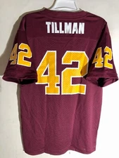 ADIDAS NCAA JERSEY ARIZONA STATE SUN DEVILS PAT TILLMAN BURGUNDY SIZE XL