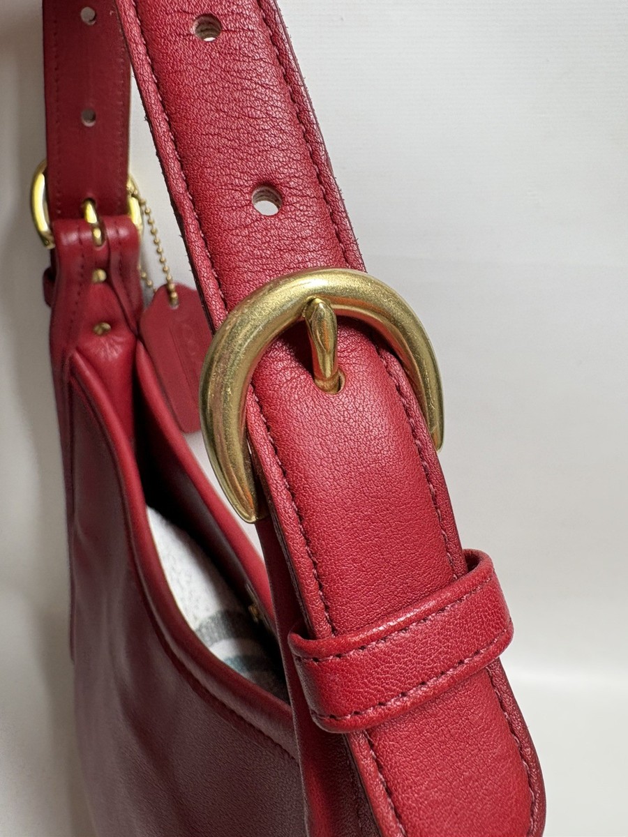 Coach Vintage Soho Small Satchel 4106 Red Wine Leather 1998 USA