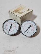 (3) Dynamic Fluid Components GL21P-010D-160PSI Dry Pressure Center Gauge