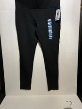 NWT Tahari Women  s Pull On Stretch Black Ponte Pants Size L