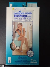 Jobst Ultra Sheer Firm Knee High Compression Stockings 20-30 mmHG, beige, small.