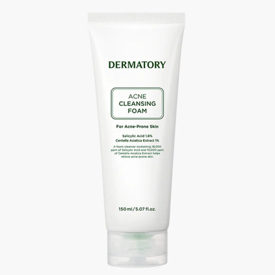 Dermatory Acne Cleansing Foam For Acne-Prone Skin