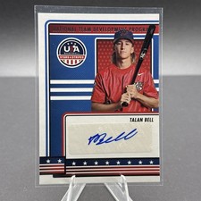 2023 Panini USA Baseball Stars & Stripes Talan Bell Auto Foil Rookie