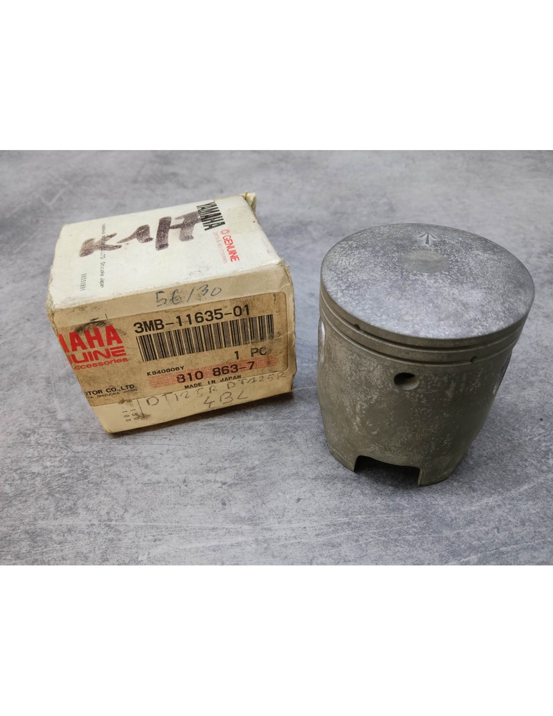 Piston Yamaha DT125E TDR125 en alliage forgé haute résistance 3MB-11635-01