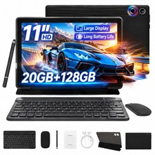 11 Inch Tablet Android15 Widevine L1 Certification WiFi6 Bluetooth 5.3 128GB ROM