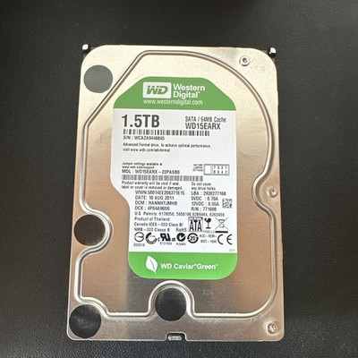 Western Digital 1.5TB SATA Internal Hard Drive 3.5'' 5400RPM WD15EARX 