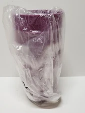 Tupperware Aloha  Purple Rhubarb Home Tumblers -Set of 4- 16 oz. Cups New