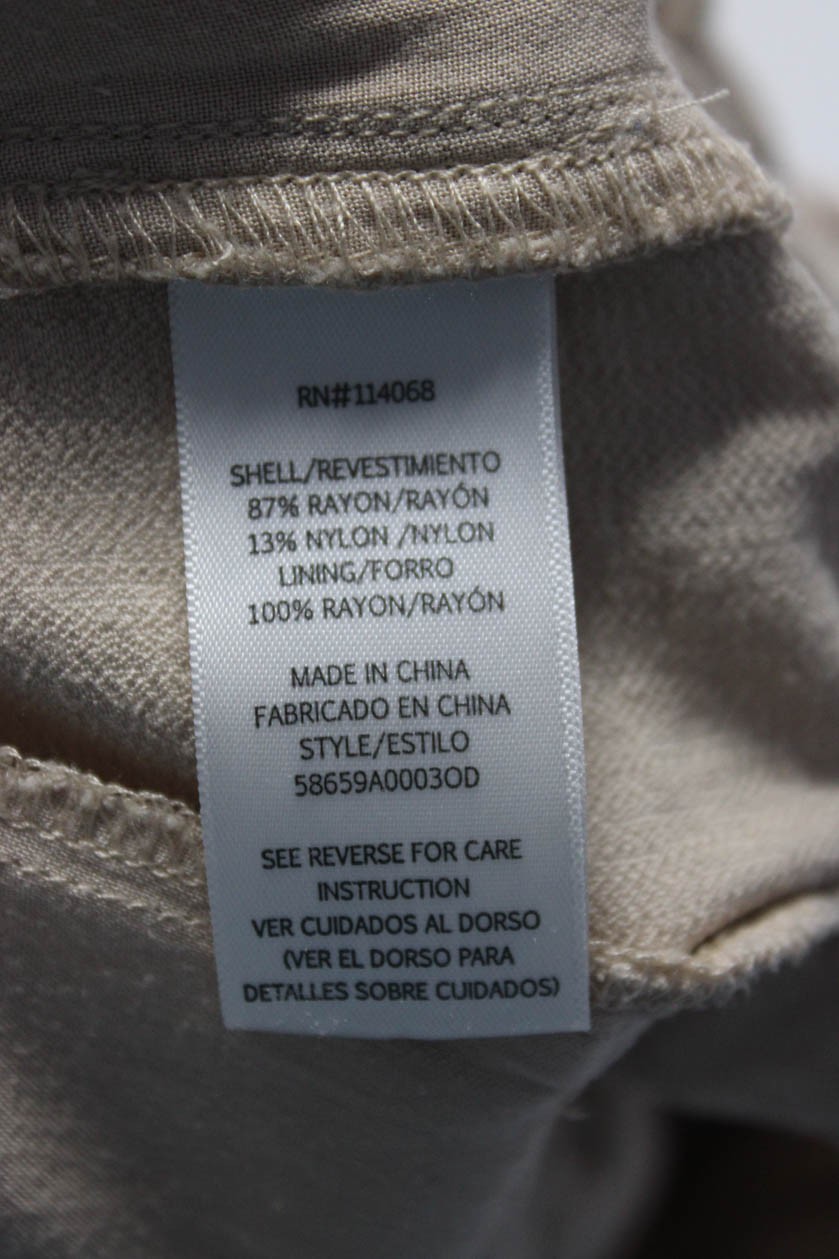 Love, Whit by Whitney Port Womens Beige Tailored Pants Off-White Size 2 13463023