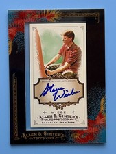 2009 Topps Allen & Ginter STEVE WIEBE Mini Framed Auto SP /239 Donkey Kong Champ