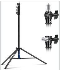 NEEWER 9.8ft/3m Air Cushioned Light Stand Heavy Duty Photography Tripod Stand