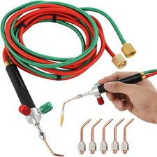 Mini Oxygen Acetylene Torch Kit, Handheld Oxygen Welding Torch, Portable Prop...