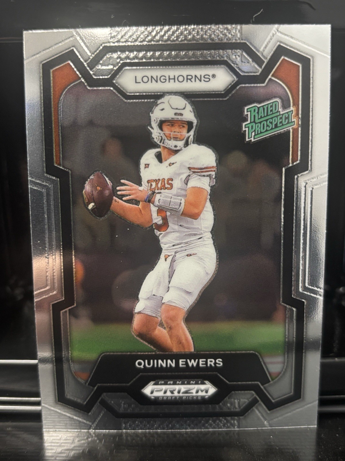 2024 Prizm Draft Picks - Rated Prospect Quinn Ewers #191 Silver Prizm (RC)