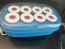 Conair Big Curls Flocked Hot Rollers Hairsetter 2" Jumbo Hair INFINITIPRO Blue