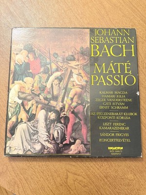 Bach Mate Passio 4 Vinyl Record Boxset EX Condition Vintage 1976 Hungary