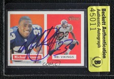 BAS 2002 Topps Heritage Michael Bennett #101 Authentic Auto 3c7