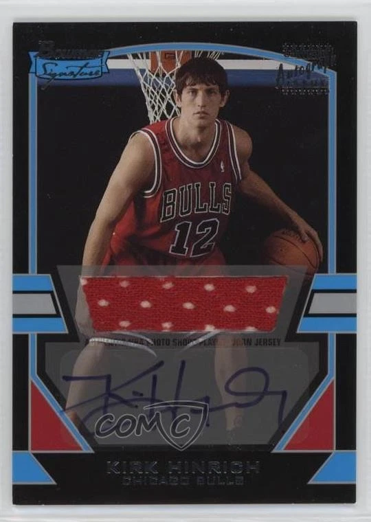Kirk Hinrich Basketball Autographed Sports Trading Cards