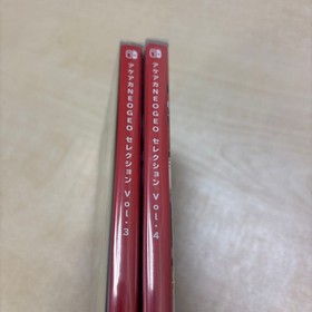 [New, unopened, shrink ] ACA NEOGEO SELECTION Vol.3 Vol.4 Switch 2 piece set