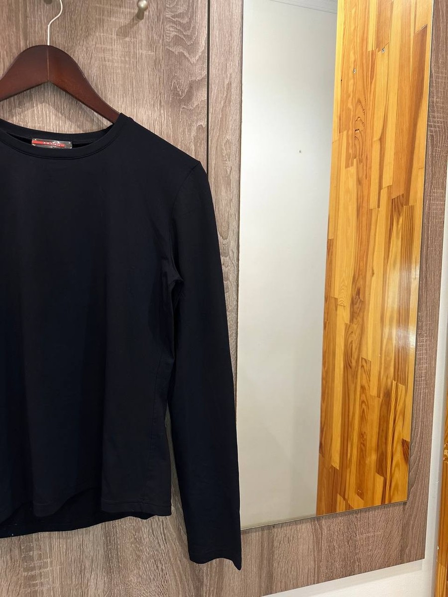トップス 00s Prada sports long sleeve t shirt 00's Prada Sport Long Sleeve Tee (L) – Bintagged