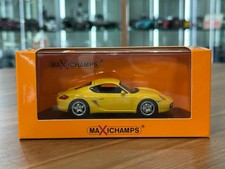 Porsche Cayman S 2005 Maxichamps [1/43 Diecast – Yellow]