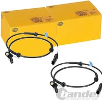 2X Hella ABS-SENSOREN Hinten Passend FÜR BMW 5 Links+Rechts | 6PU 012 806-491