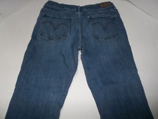 Womens Size 14 Levi's Mid-Rise Skinny Denim Blue Jeans