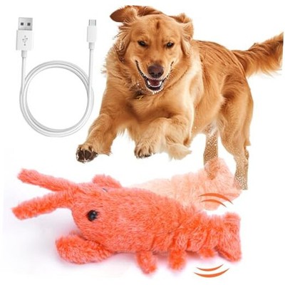  Wiggly Lobster Dog Toy, Funny Lobby Interactive Dog Toys Lobster, Floppy 