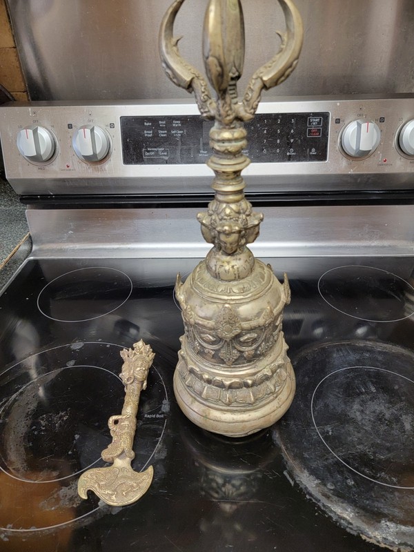 Antique Buddhist Ritual Bell & Dorje