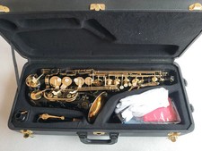 2023 Black Alto Saxophone Brand Alto Saxophone E-Flat Music Instrument with Case