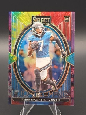 Brian Thomas Jr. 2024 Panini Select /25 Select Future Tie-Dye Prizm #20 RC