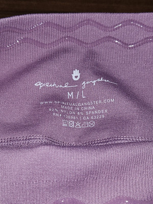 NWT Spiritual Gangster Pink Love Sculpt Ruffle Crop Leggings Size