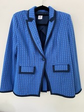 Cabi Scholarship Blazer Jacket Womens M Blue Retail 208 6027