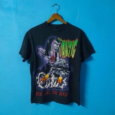 Rare Hot DANZIG Band ride like the devil Black Shirt S to 5XL