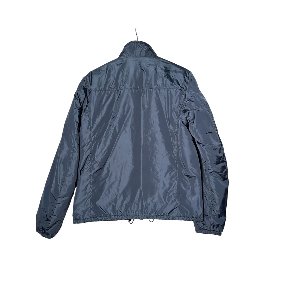 Prada Mens Jacket Size 52 (US L) Bwn/Blue Windbreaker Full Zip Pockets LTWT - Image 4 of 4