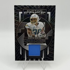 Austin Ekeler 2023 Panini Obsidian Football Cutting Edge Patch /199