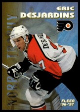 1996-97 Fleer #4 Eric Desjardins Norris Trophy