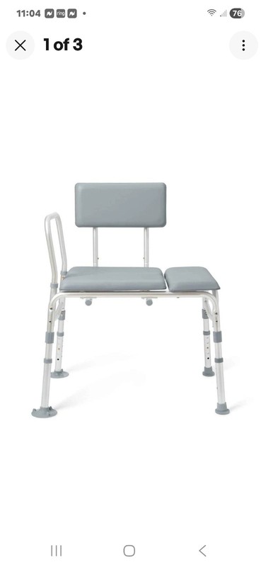 Bath Chair Bench with Arms | Medline Guardian