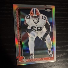 Topps Chrome Cam Robinson Cleveland Browns Football Sports Trading Card Chrome