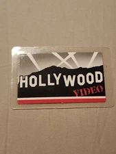 Vintage HOLLYWOOD VIDEO - VHS Movie Rental Membership Card