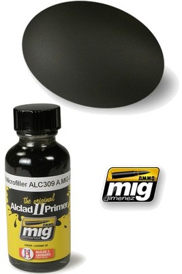 MUNITION VON MIG JIMENEZ ALCLAD II SCHWARZ MICROFILLER 8211 FARBEN