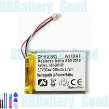 1000mAh Battery For Astro A50 GEN 4 Gaming Headset 533-000169,533-000191