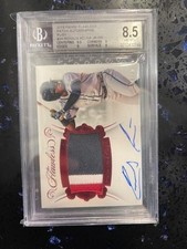 2018 Flawless Ronald Acuna Auto Patch 3-Color Ruby Rookie #18/20 🔥 BGS 8.5, 10