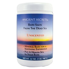 Dead Sea Bath Salts Unscented 2 Lbs By Ancient Secrets