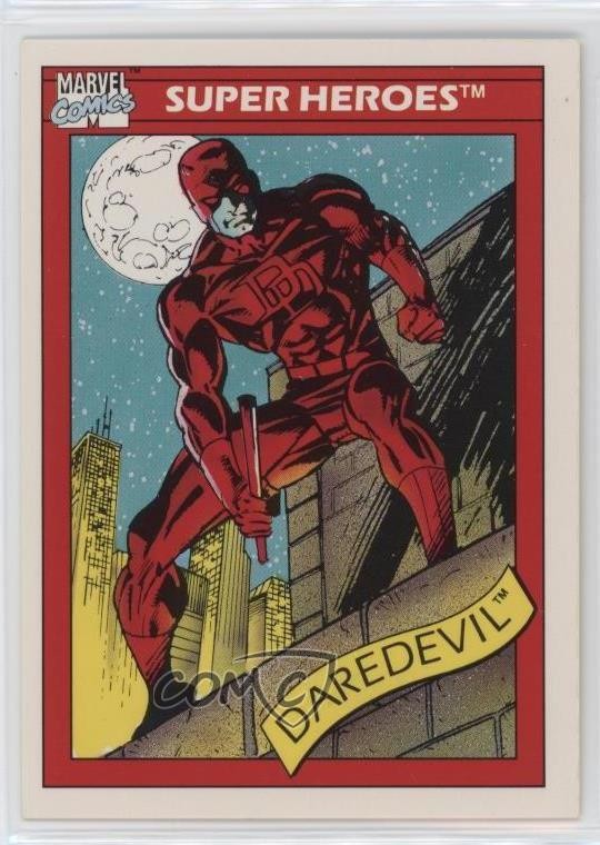 1990 Impel Marvel Universe Super Heroes Daredevil #4 13w0
